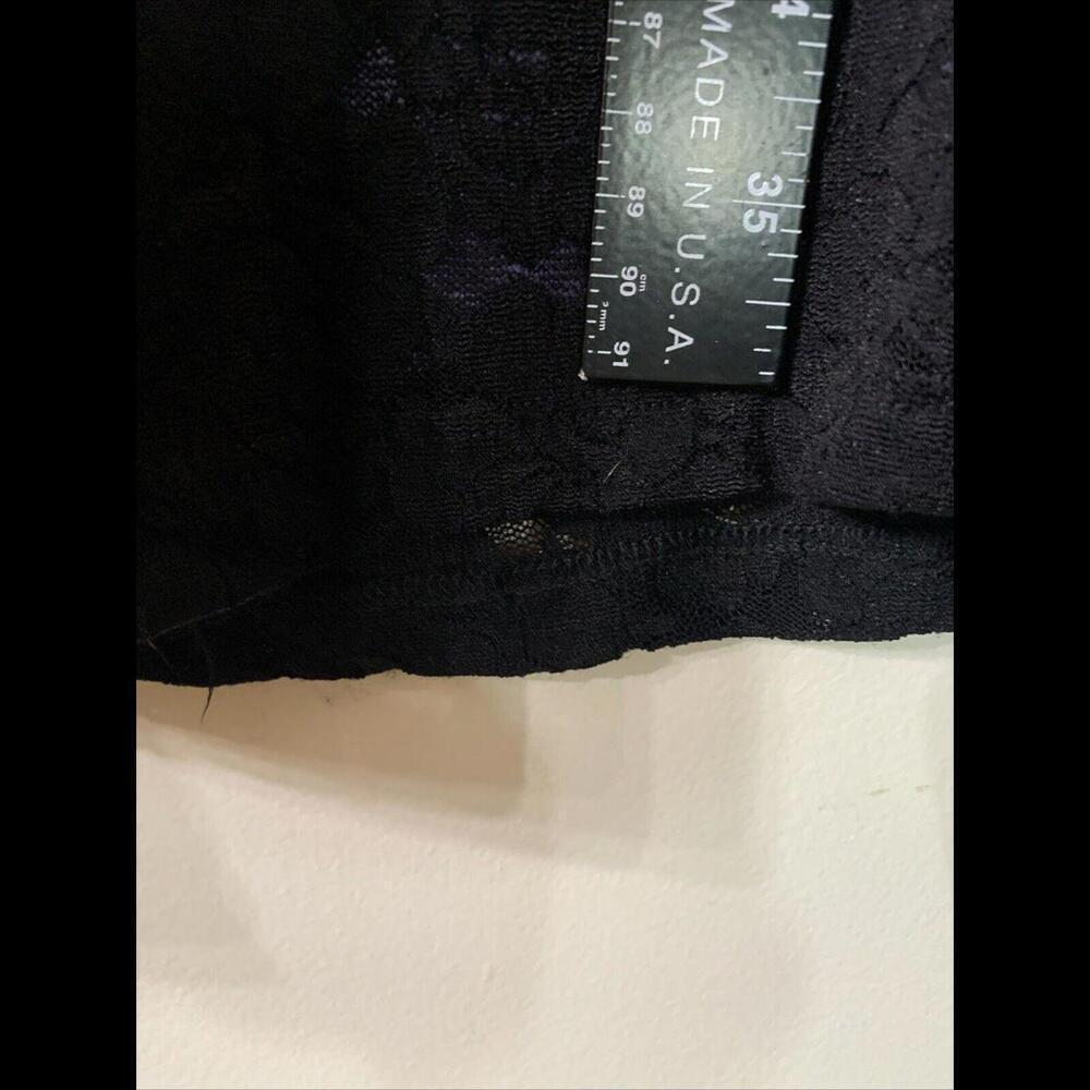 VTG y2k black Purple lace coquette goth fairy bodycon grunge midi dress Sz 18/20 - Picture 10 of 10